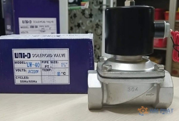 van điện từ phi 21 inox