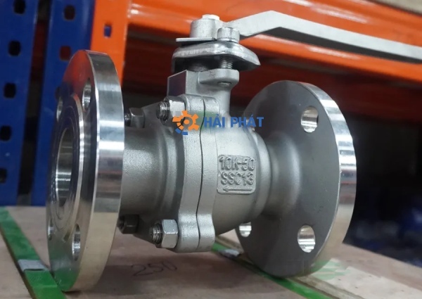 van bi wonil mặt bích inox tay gạt