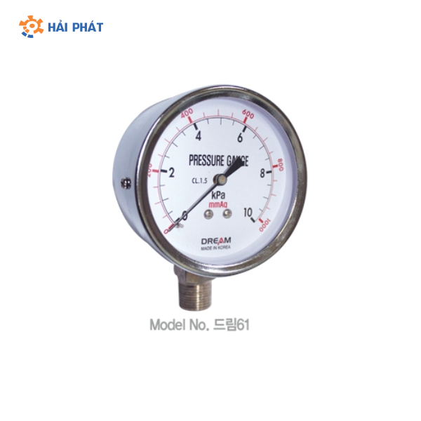 đồng hồ đo áp suất dream 61