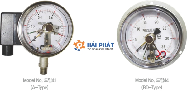 đồng hồ đo áp suất dream 44 chân sau