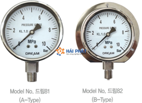 đồng hồ đo áp suất dream 81