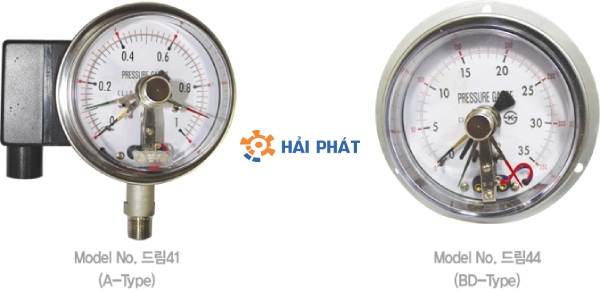đồng hồ áp suất dream 44
