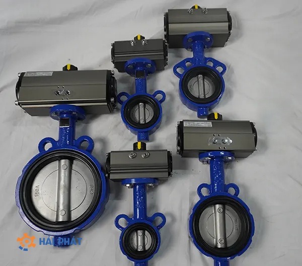 lựa chọn van bướm điều khiển khí nén
