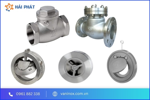 van 1 chiều inox
