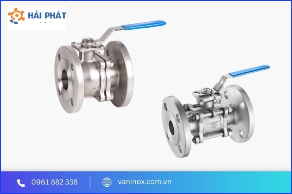 van bi mặt bích inox