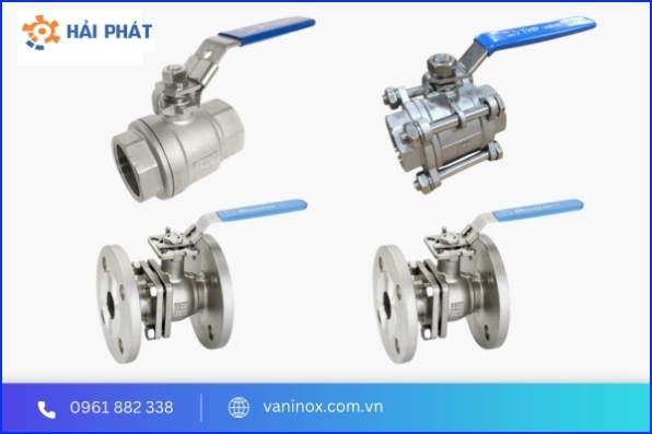van bi tay gạt inox