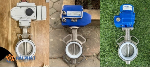 van bướm inox điều khiển điện
