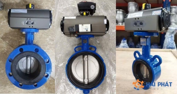 van bướm điều khiển khí nén